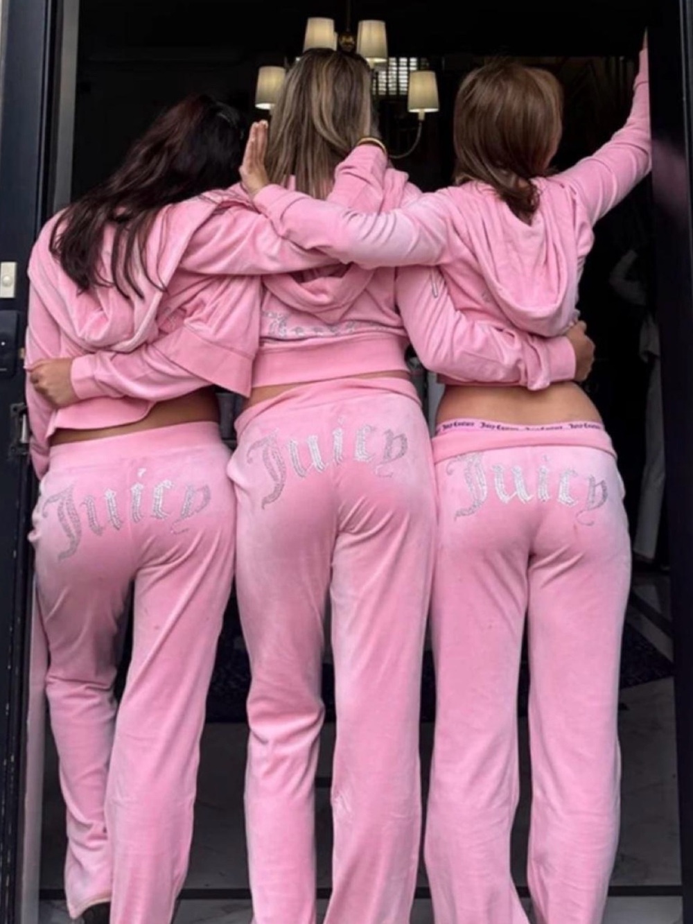 Juicy Couture Pink Velour Track suit